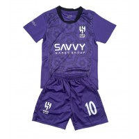 Maglie da calcio Al-Hilal Neymar Jr #10 Terza Maglia Bambino 2024-25 Manica Corta (+ Pantaloni corti)